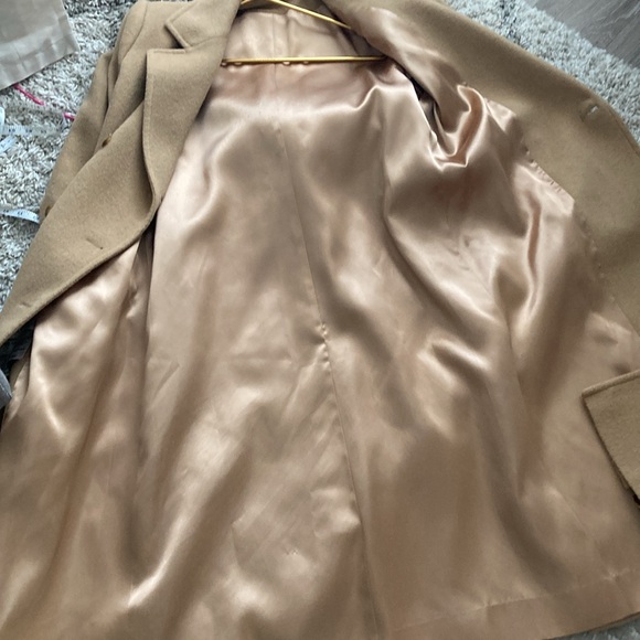 VTG camel hair long coat La Fleurette for Leigh’s dept store excellent cond’n - Picture 12 of 13